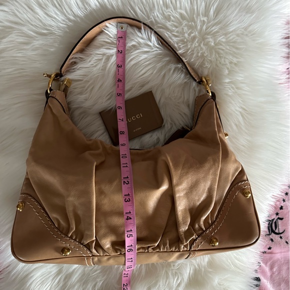 Pristine- VTG Gucci Leather Hobo Bag - Picture 7 of 14
